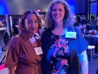 Grateful to be part of the first @bosnoma gala and to hear a couple shoutouts to #acementor as a partner. We are lucky to have these extraordinary mentors and design professionals in our city. Thank you to ACE Mentor Nidhi of @pcadesign_  for being my date tonight.